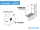 Victory Q5 36-inch range hood insert with remote blower, image 8