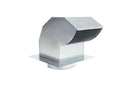 Victory Galvanized Steel Roof Cap - 8" Duct, Tall for Heavy Snow (8RC-TALL)