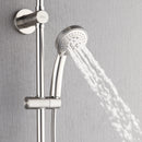 Forno AcquaSPA Retrofit 9-Inch Overhead Rainfall  Shower with 1.8 GPM Flow Rate, Handheld, Body Jets, 6 Way Diverter in Brushed Nickel (SC31BN-C8)