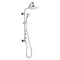 Forno AcquaSPA Retrofit 9-Inch Overhead Rainfall Shower with 1.8 GPM Flow Rate, Handheld, Body Jets, 6 Way Diverter in Polished Stainless Steel (SC31CP-C8)