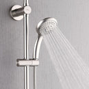 Forno AcquaSPA Retrofit 8-Inch Overhead Rainfall Shower with 1.8 GPM Flow Rate, Handheld, Body Jets, 6 Way Diverter in Brushed Nickel (SC32BN-C8)