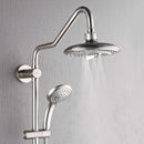 Forno AcquaSPA Retrofit 8-Inch Overhead Rainfall Shower with 1.8 GPM Flow Rate, Handheld, Body Jets, 6 Way Diverter in Brushed Nickel (SC32BN-C8)