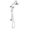 Forno AcquaSPA Retrofit 8-Inch Overhead Rainfall Shower with 1.8 GPM Flow Rate, Handheld, Body Jets, 6 Way Diverter in Brushed Nickel (SC32BN-C8)