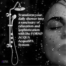 Forno AcquaSPA Retrofit 8-Inch Overhead Rainfall Shower with 1.8 GPM Flow Rate, Handheld, Body Jets, 6 Way Diverter in Polished Stainless Steel (SC32CP-C8)