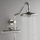 Forno AcquaFALL 8-Inch Overhead Rainfall Shower with 1.8 GPM Flow Rate, Handheld, 7 Way Diverter, Body Jets in Brushed Nickel (SCW2BN-C8)