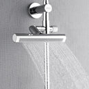 Forno AcquaFall 8-Inch Overhead Rainfall Shower with 2.5 GPM Flow Rate, Handheld, 7 Way Diverter, Body Jets in Polished Stainless Steel (SCW2CP-C2)