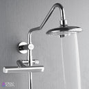 Forno AcquaFALL 8-Inch Overahead Rainfall Shower with 1.8 GPM Flow Rate, , 7 Way Diverter, Handheld Shower Head, Body Jets,  (SCW2CP-C8)