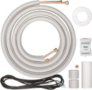 Senville Mini Split - 2-Zone 18,000 BTU Air Conditioner and Heat Pump Condenser with Wall Mount Air Handler (SENA-18HF-D)