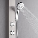 Forno AcquaSPA 9-Inch Overhead Rainfall Shower Panel with 2.5 GPM Flow Rate, Handheld, 6 Way Diverter, Body Jets in Stainless Steel (SL31BC-2)