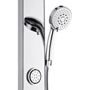 Forno AcquaSPA 9-Inch Overhead Rainfall Shower Panel with 1.8 GPM Flow Rate and SensoTEMP in Mirrored Stainless Steel Finish (SL31MC-L8)