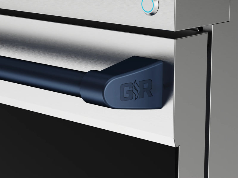 Gordon Ramsay by Thor Kitchen 48-Inch Professional Natural Gas Range with Double Oven in Stainless Steel with Blue Trim (RSG48E-BLU)
