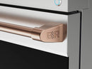 Gordon Ramsay by Thor Kitchen 3-Piece Appliance Package - 36-Inch Gas Range with Liquid Propane Kit, Tilt Panel, 36-Inch Refrigerator, and Dishwasher in Stainless Steel with Rose Gold Trim