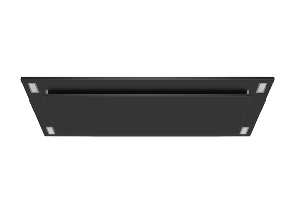 Victory Sunset 38.5-Inch CFM Black Flush Ceiling Range Hood in Black (Sunset-BK)