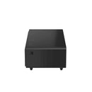 Forno Evoluto Tavolo 51-Inch Smart Coffee Table Refrigerators - Dual Drawers, Bluetooth 5.0 Audio, Wireless Charging & RGB Ambient Light in Black (FCTFR7006-51BLK)