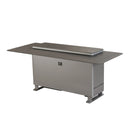 Forno Elevato Smart Bar Table in Sandstone Black with 5.3 Cu.Ft Refrigerator and Freezer with Bluetooth Control (FBTFR7037-72BLK)