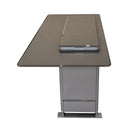 Forno Elevato Smart Bar Table in Sandstone Black with 5.3 Cu.Ft Refrigerator and Freezer with Bluetooth Control (FBTFR7037-72BLK)