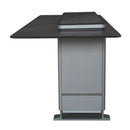 FORNO Elevato Smart Bar Table with 5.2 Cu. Ft. Fridge/Freezer, Motorized Lift System, Bluetooth Control in Midnight Marble (FBTFR7037-72GRY)