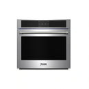 Thor Kitchen 5-Piece Pro Appliance Package - 36" Cooktop, Wall Oven, Pro-Style Wall Mount Hood, Dishwasher & Refrigerator with Water Dispenser in Stainless Steel
