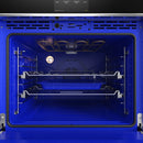 Thor Kitchen 5-Piece Pro Appliance Package - 48-Inch Cooktop with Liquid Propane Kit, Wall Oven, Wall Mount Hood, Dishwasher & Refrigerator in Stainless Steel