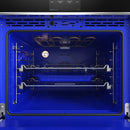 Thor Kitchen 5-Piece Pro Appliance Package - 48" Rangetop, Wall Oven, Under Cabinet 11" Tall Hood, Dishwasher & Refrigerator in Stainless Steel