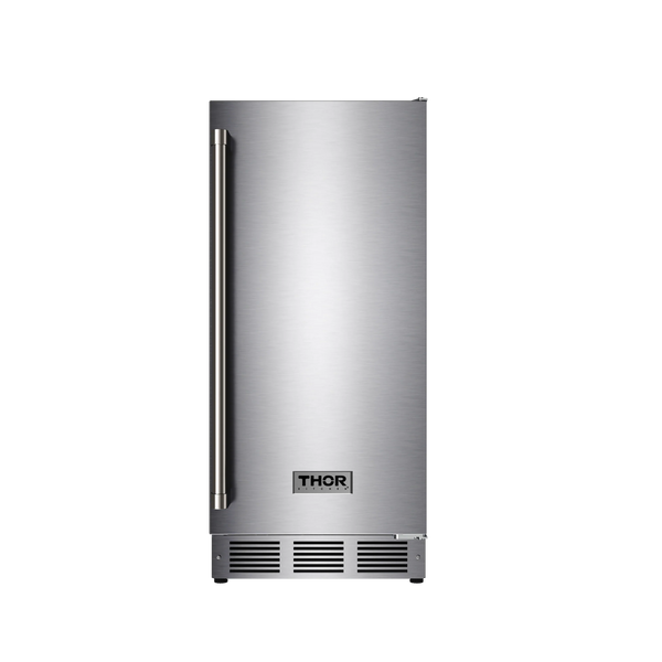 Thor Kitchen 15-Inch Indoor Outdoor Ice Maker with Drain Pump (TIM1511)