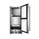 Thor Kitchen 15-Inch Indoor Outdoor Ice Maker with Drain Pump (TIM1511)