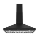 Thor Kitchen 36-Inch 350 CFM Wall Mount Chimney Range Hood in Black (TRH3635B)