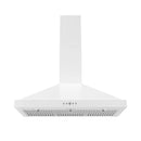 Thor Kitchen 36-Inch 350 CFM Wall Mount Chimney Range Hood in White (TRH3635W)