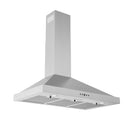Thor Kitchen 36-Inch Wall Mounted Chimney Range Hood with 350 CFM in Stainless Steel (TRH3635)