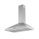 Thor Kitchen 36-Inch Wall Mounted Chimney Range Hood with 350 CFM in Stainless Steel (TRH3635)