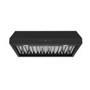 Thor Kitchen 30-Inch 480 CFM Convertible Under Cabinet Range Hood with Baffle Filters in Black (TUH3048B)