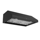 Thor Kitchen 30-Inch 480 CFM Convertible Under Cabinet Range Hood with Baffle Filters in Black (TUH3048B)