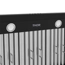 Thor Kitchen 30-Inch 480 CFM Convertible Under Cabinet Range Hood with Baffle Filters in Black (TUH3048B)
