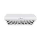Thor Kitchen 30-Inch 480 CFM Convertible Under Cabinet Range Hood with Baffle Filters in White (TUH3048W)