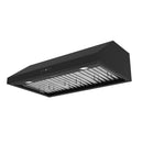Thor Kitchen 36-Inch 480 CFM Convertible Under Cabinet Range Hood with Baffle Filters in Black (TUH3648B)
