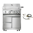 Thor Kitchen Outdoor Kitchen 2-Piece Natural Gas Grill Package