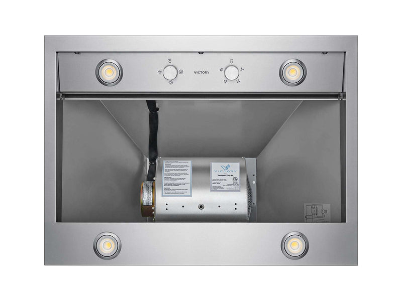 Victory Twister 36-Inch 750 CFM Wall Mount Range Hood in Stainless Steel (Twister-36)