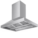 Victory Twister 36-Inch 750 CFM Island Range Hood in Stainless Steel (Twister-Island-36)
