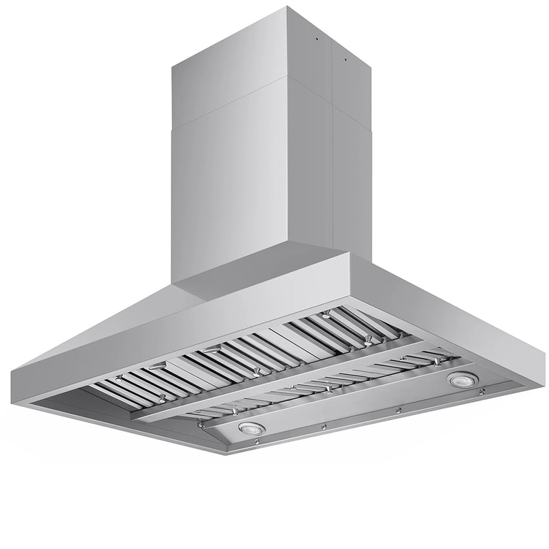 Victory Twister 36-Inch 750 CFM Island Range Hood in Stainless Steel (Twister-Island-36)