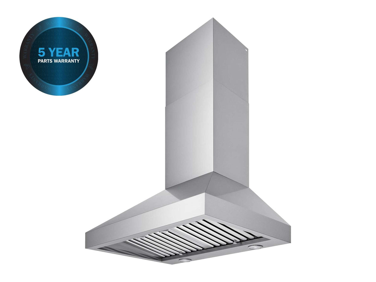 エゴスキュー タワー Victory Twister 30-Inch 750 CFM Wall Mount Range Hood in Stainless Ste