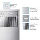 Victory Twister BBQ 42-Inch 1200 CFM Outdoor Wall Mounted Range Hood in Stainless Steel (Twister-BBQ-42)