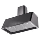 ILVE Nostalgie II 36-Inch 600 CFM Wall Mounted Range Hood in Glossy Black (UAG36BK)