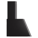 ILVE Nostalgie II 36-Inch 600 CFM Wall Mounted Range Hood in Glossy Black (UAG36BK)