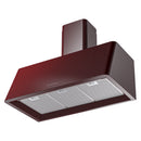 ILVE Nostalgie II 36-Inch 600 CFM Wall Mounted Range Hood in Burgundy (UAG36BU)