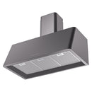 ILVE Nostalgie II 36-Inch 600 CFM Wall Mounted Range Hood in Matte Graphite (UAG36MG)