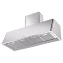 ILVE Nostalgie II 48-Inch 850 CFM Wall Mounted Range Hood in Stainless Steel (UAG48SS)