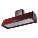 ILVE Nostalgie II 60-Inch 850 CFM Wall Mounted Range Hood in Burgundy (UAG60BU)