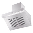 ILVE Professional Plus II 30-Inch 600 CFM Pro Style Wall Mount Ducted Range Hood in Stainless Steel (UAGQ30SS)