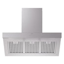 ILVE Professional Plus II 36-Inch 600 CFM Pro Style Wall Mount Ducted Range Hood in Stainless Steel (UAGQ36SS)