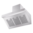 ILVE Professional Plus II 36-Inch 600 CFM Pro Style Wall Mount Ducted Range Hood in Stainless Steel (UAGQ36SS)